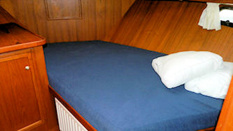 Großzüge Doppelbetten in den Schlafzimmern