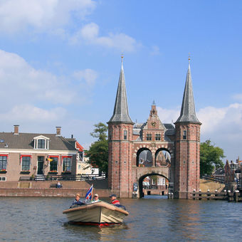Der Wasserturm von Sneek in den Niederlanden