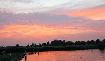 Sonnenuntergang in Joure