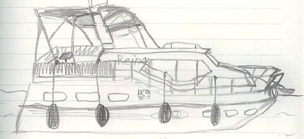 Es war unsere erste Bootsfahrt, es hat uns sehr gut gefallen