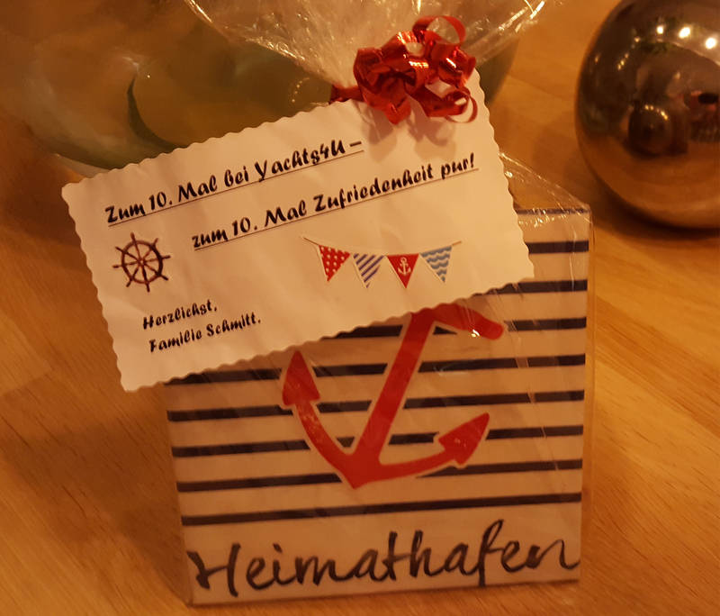  Zum 10.Mal bei Yachts4U chartern