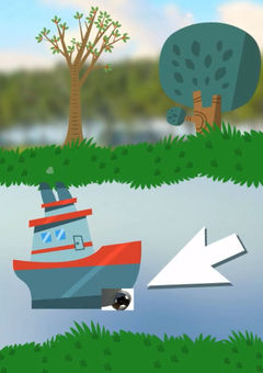 Die Bug- und Heckschrauben und die Akkus