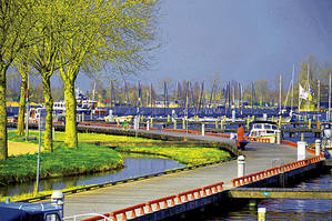 Hafen Grou in Friesland
