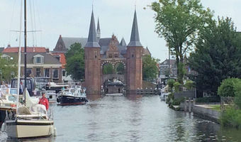 Die verwinkelten Grachten von Sneek 