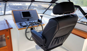 Schöner Steuerstand eines Bootes