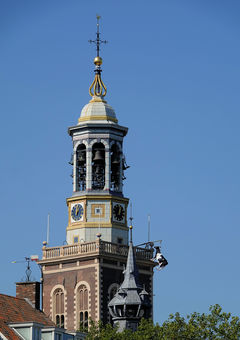 Die Kuh am Turm in Kampen