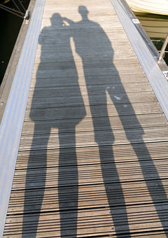 Auf dem Steg in Kampen