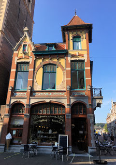 Schöne Jugendstil-Bäckerei in Kampen