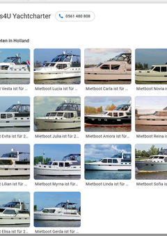 Welche Art von Booten stehen zur Verfügung und welche Größe haben sie?