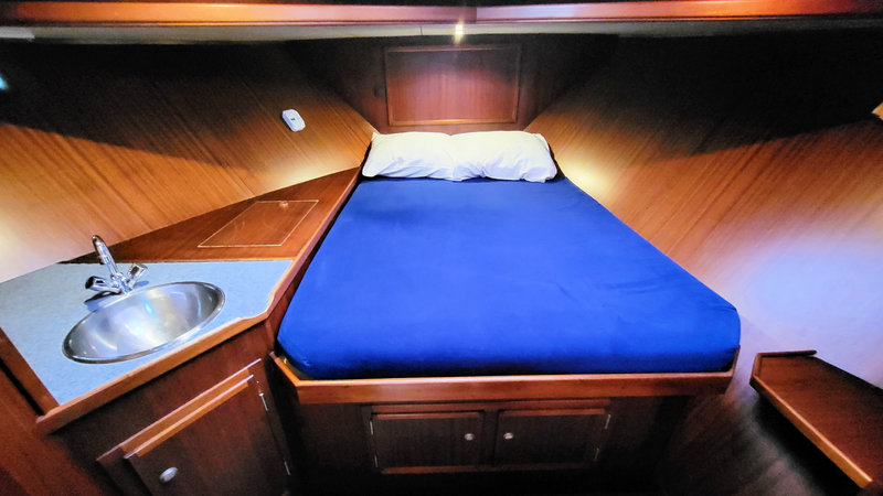 4 Schlafkajüten an Bord der Yacht Linda