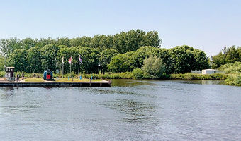 Bootsingang des Hafens