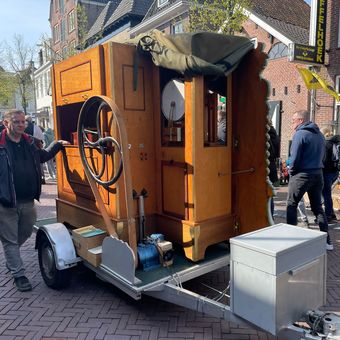 Traditionelle Straßenorgel