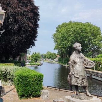 Die Statue von Kaatje in Blokzijn