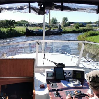 Der Ausblick, den Sie als Skipper haben